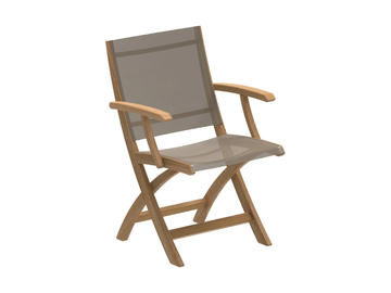XQI - Folding Batyline® garden chair with armrests by Royal Botania - view 2